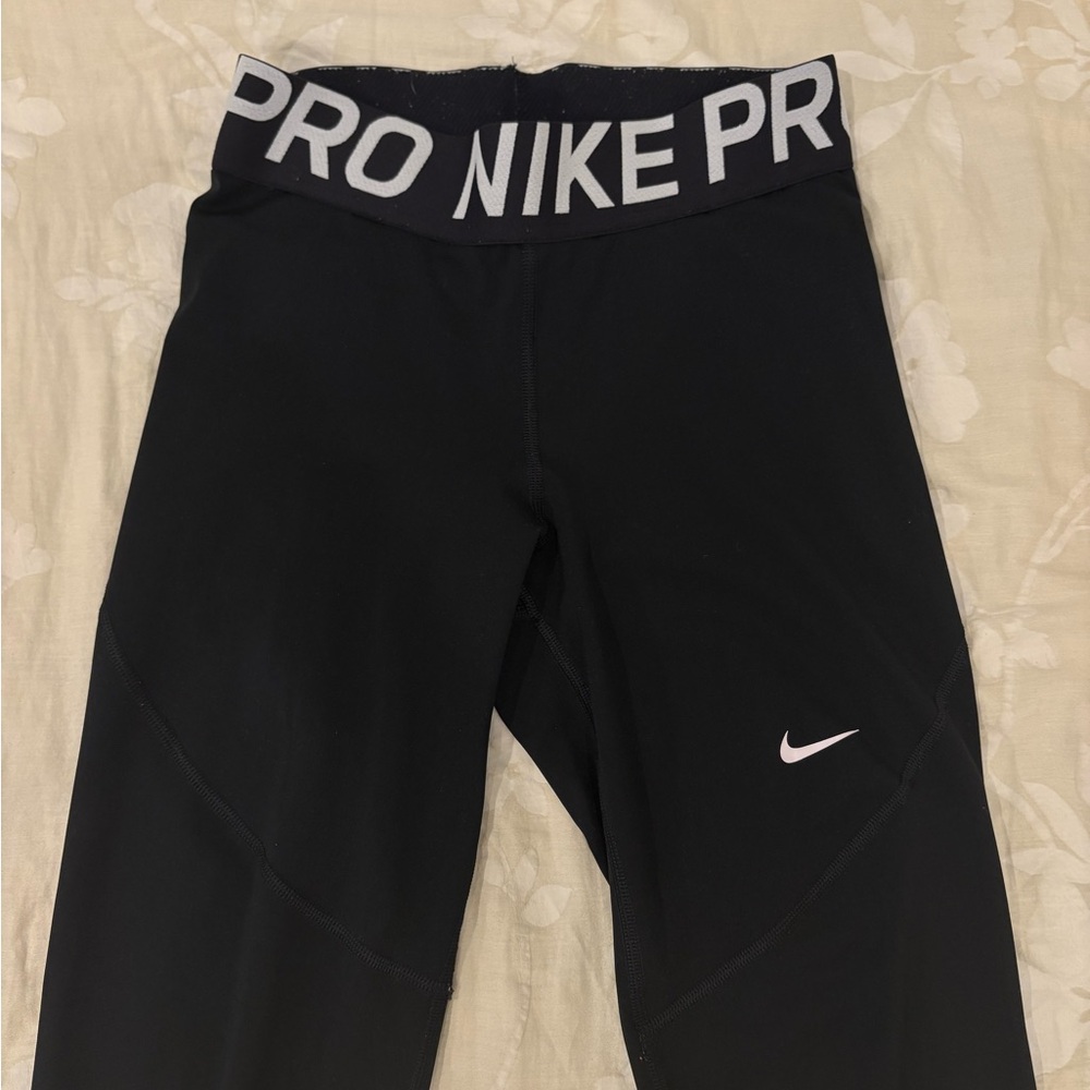 Nike Pro Kids Black Leggings